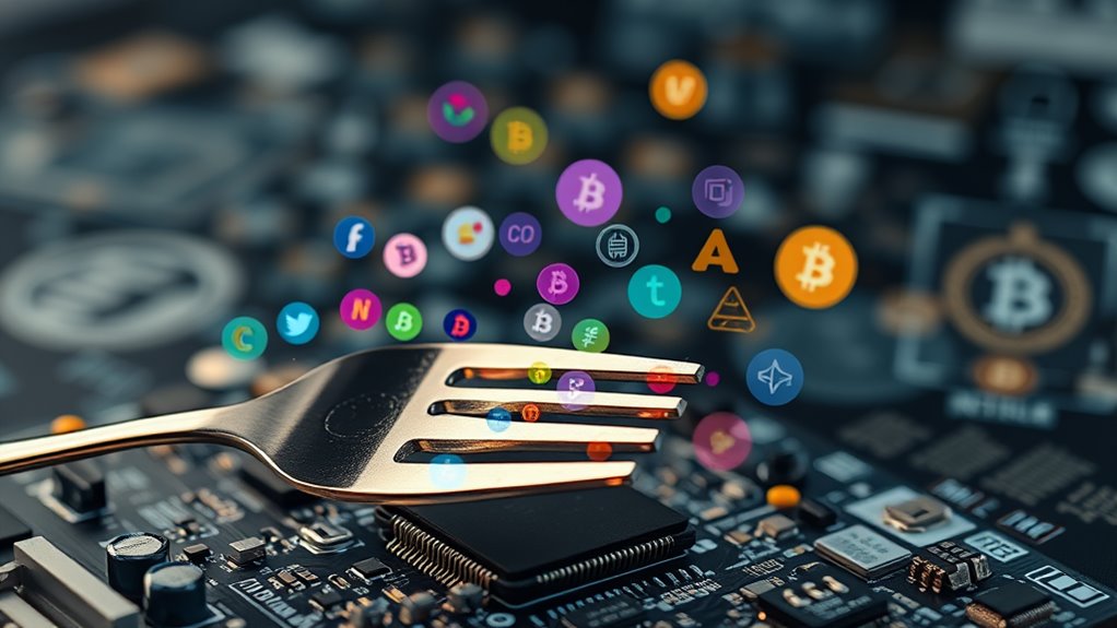 blockchain forks influence evolution