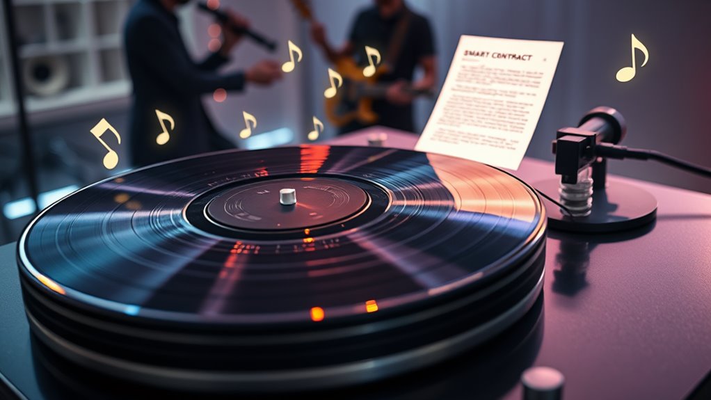 blockchain revolutionizes music contracts