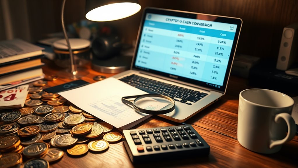 comparing conversion method fees