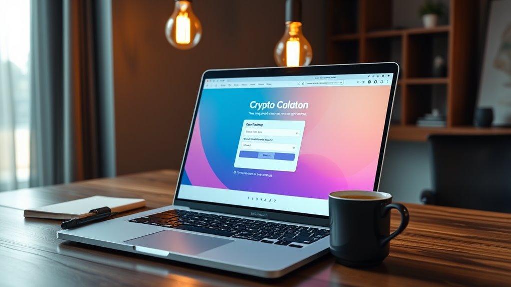 creating an account online