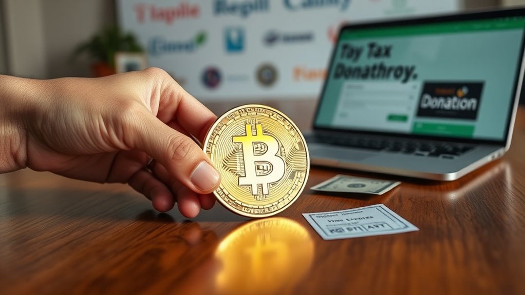 crypto donations for charities