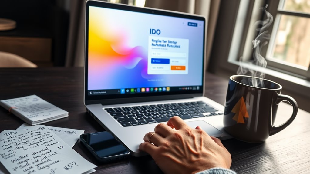 ido registration process steps