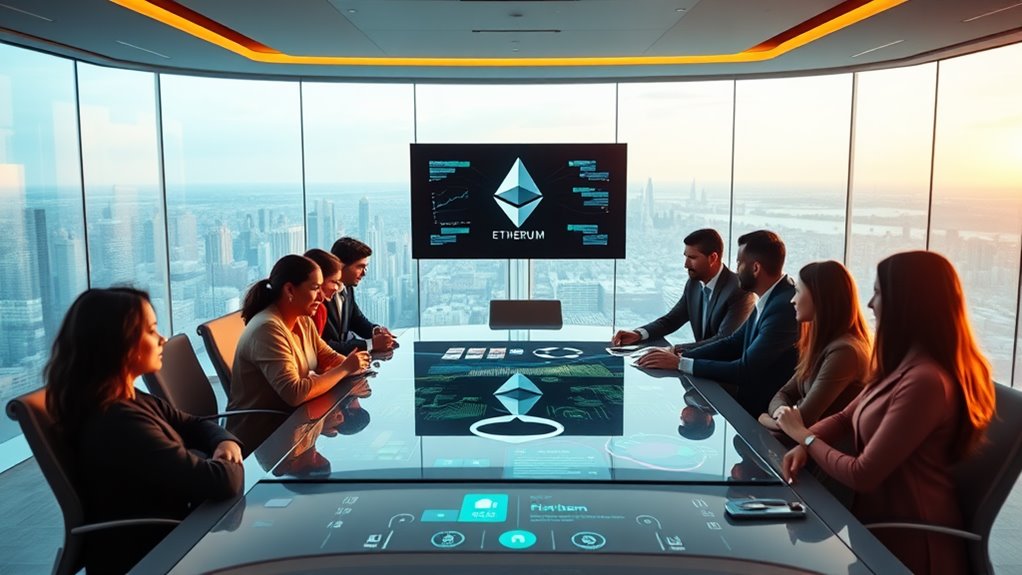 institutional influence on ethereum