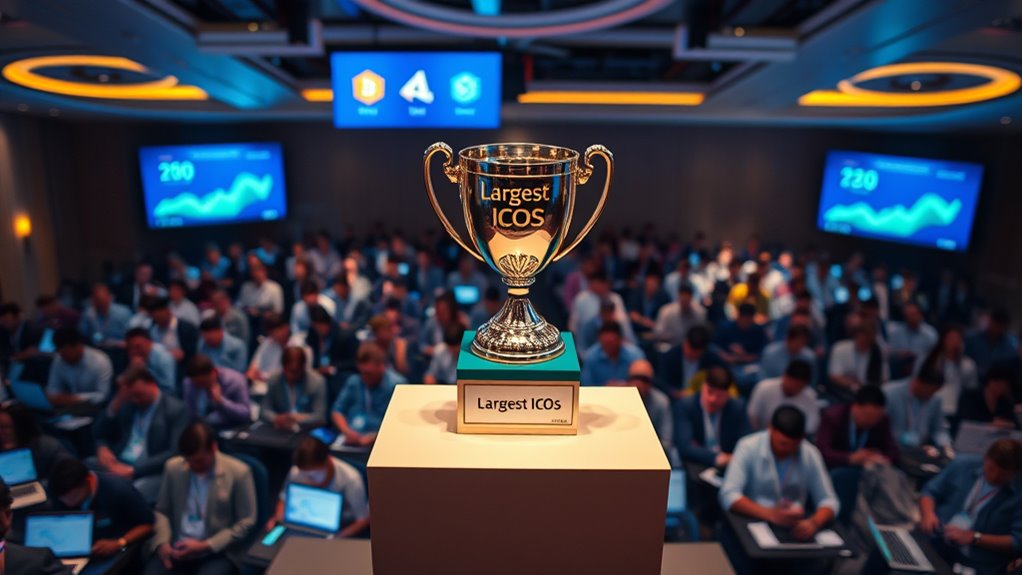 largest icos fundraising records