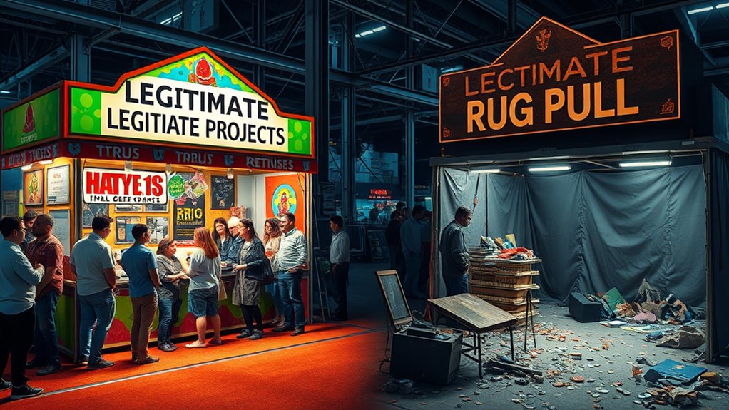 legitimacy versus deceitful schemes