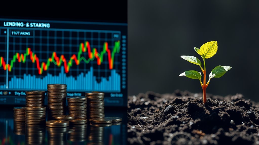 lending and staking differences