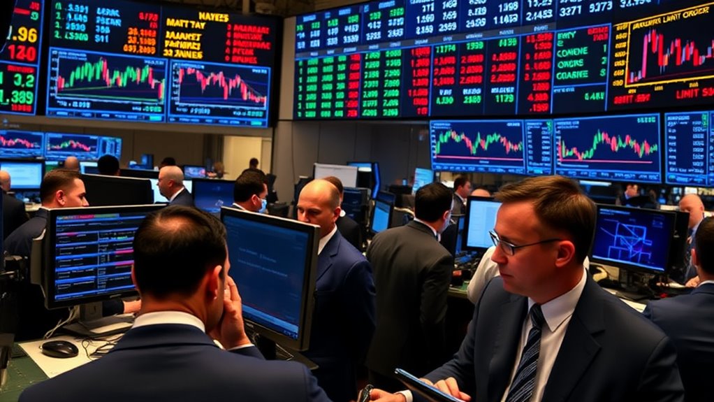 limit orders for trade boundaries