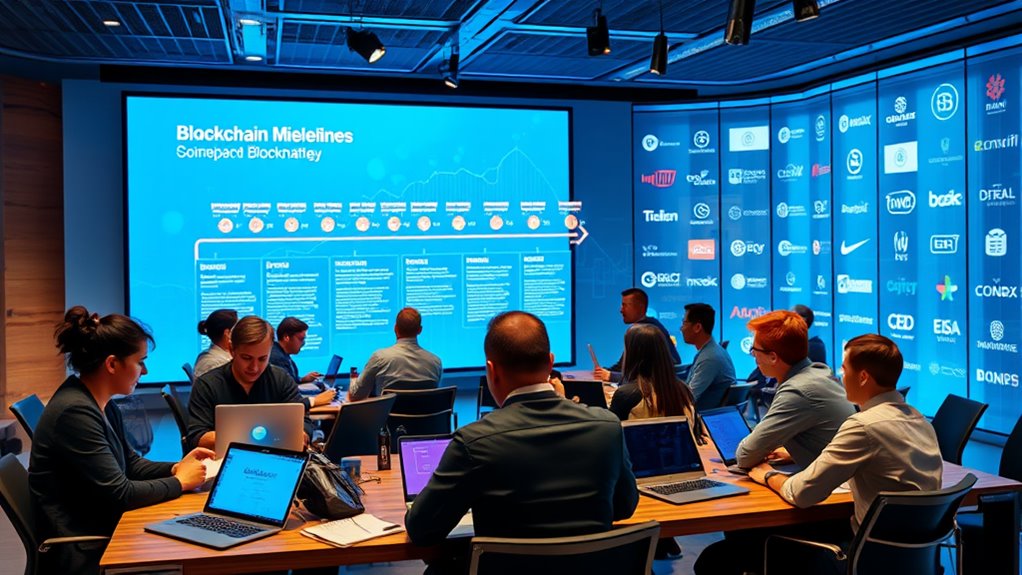 major companies embrace blockchain