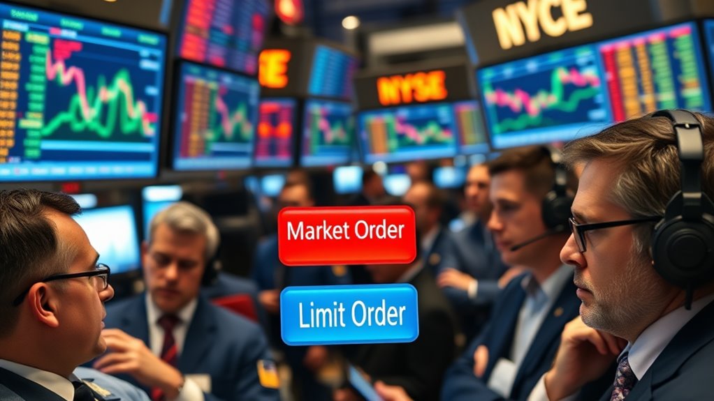 market orders vs limit orders