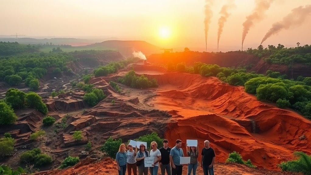 mining induced habitat destruction