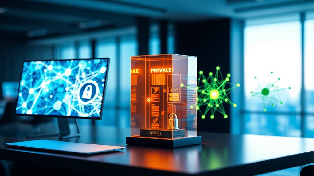 selecting suitable blockchain network