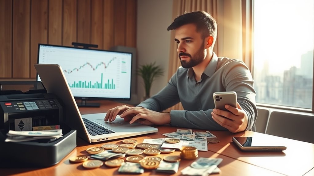 selling cryptos during volatility