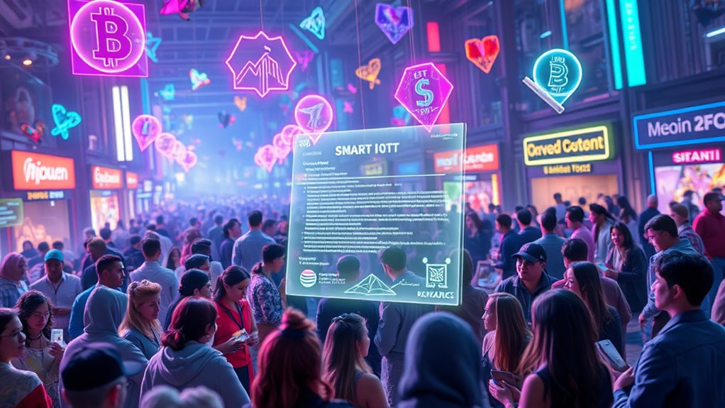 smart contracts facilitate nft transactions