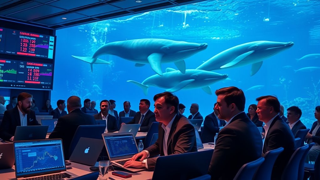 whale trading influences prices